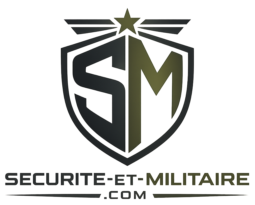 Logo site web sécurité et militaire