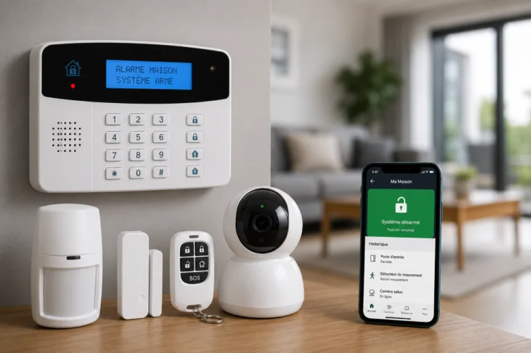 Système d'alarme maison connecté pour faire fuir les voleurs